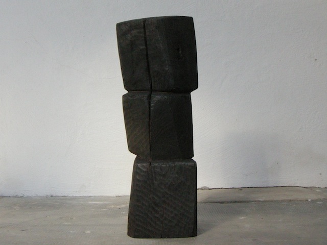 Balance, 2014, birch flamed, height 60 cm