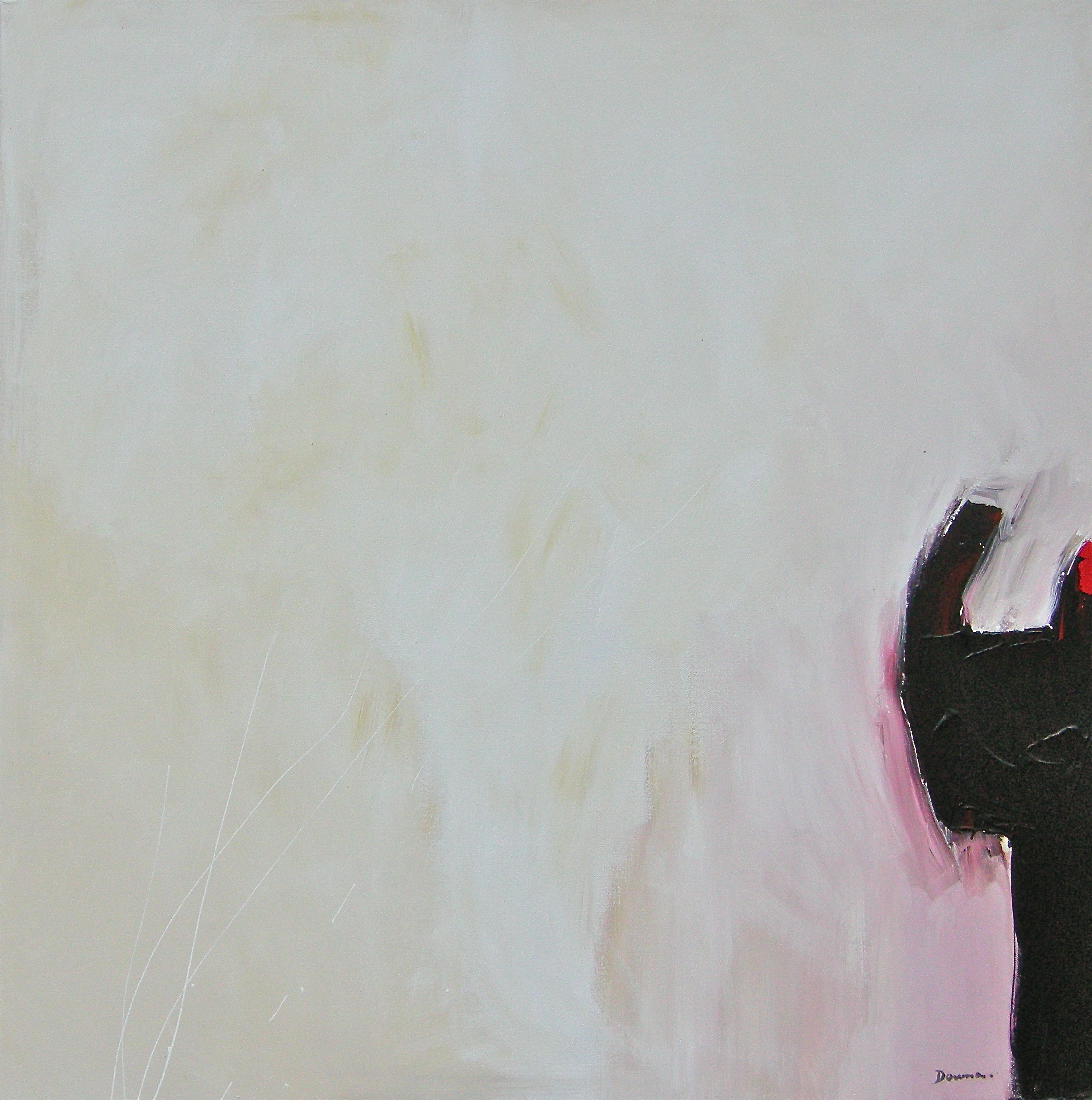 Corner piece, 2014, Acryl auf Leinwand,  80 x 80 cm