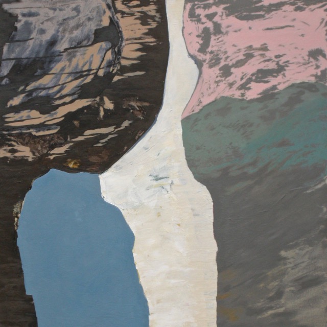 Encounter,2019, Acryl auf Leinen, 80 x 80 cm