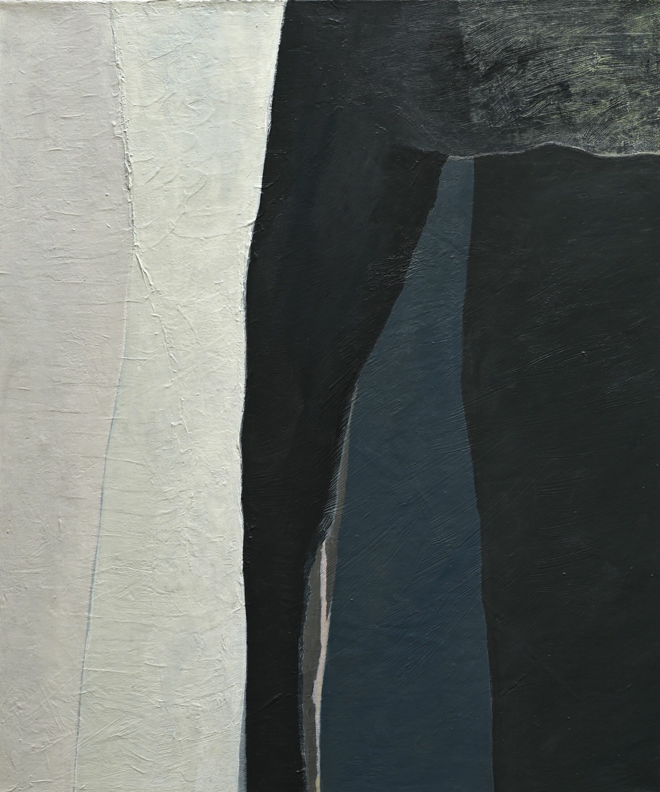 Black vs white,  2019, Acryl auf Leinwand, 50 x 60 cm